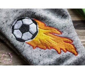 Stickdatei - Fußball Feuerschweif